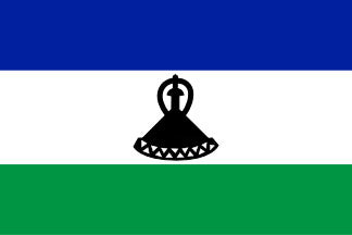 Lesotho Polyester Flag