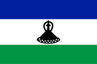 Lesotho Polyester Flag