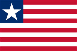 Liberia 3'x5' Nylon Flag