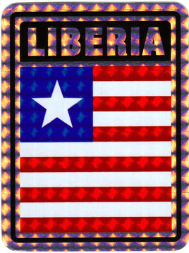 Liberia Reflective Decal