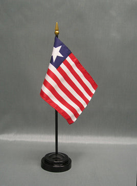 Liberian Deluxe Miniature Flag