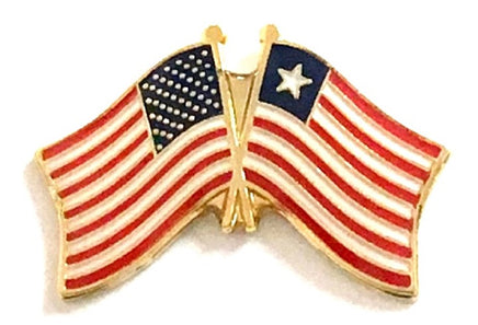 Liberian Friendship Flag Lapel Pins