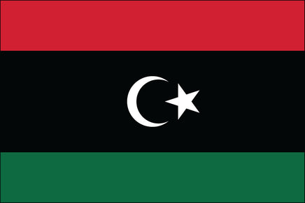 Libya 3'x5' Nylon Flag
