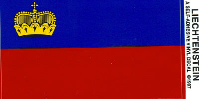 Liechtenstein Vinyl Flag Decal
