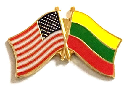 Lithuanian Friendship Flag Lapel Pins