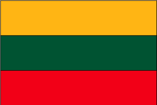 Lithuanian Polyester Flag