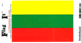 Lithuanian Vinyl Flag Decal