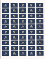 Louisiana State Flag Stickers - 50 per sheet