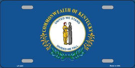 Kentucky Flag License Plate