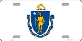 Massachusetts Flag License Plate