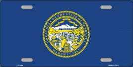 Nebraska Flag License Plate