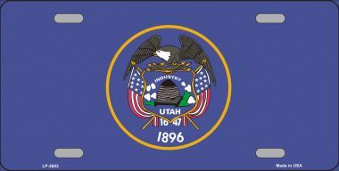Utah Flag License Plate