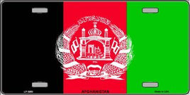 Afghanistan Flag License Plate