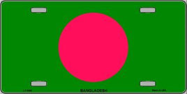 Bangladesh Flag License Plate