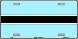 Botswana Flag License Plate