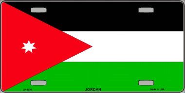 Jordan Flag License Plate