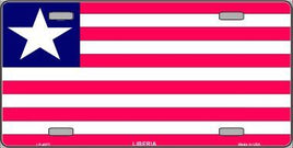 Liberia Flag License Plate