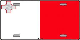 Malta Flag License Plate