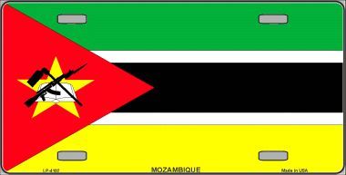 Mozambique Flag License Plate