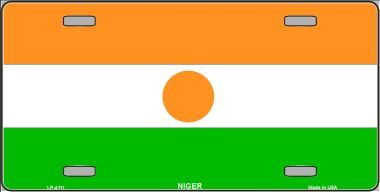 Niger Flag License Plate