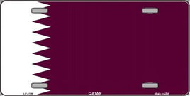 Qatar Flag License Plate