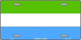 Sierra Leone Flag License Plate