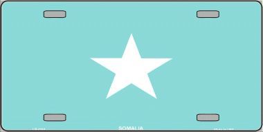 Somalia Flag License Plate