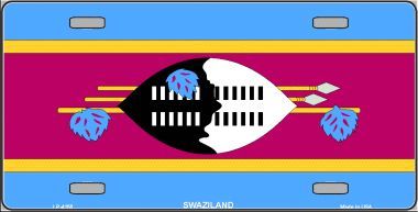 Swaziland Flag License Plate