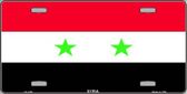 Syria Flag License Plate