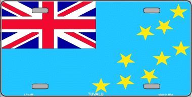 Tuvalu Flag License Plate