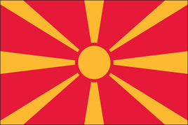 Macedonia 3'x5' Nylon Flag