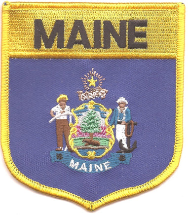 Maine State Flag Patch - Shield