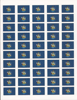 Maine State Flag Stickers - 50 per sheet