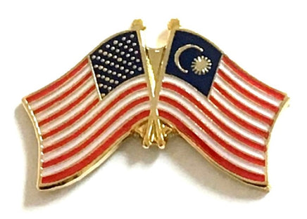 Malaysian Friendship Flag Lapel Pins