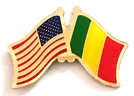 Mali Friendship Flag Lapel Pins