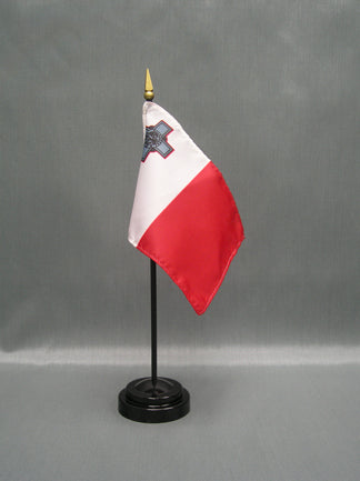 Malta Deluxe Miniature Flag