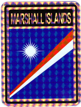Marshall Islands Reflective Decal