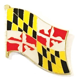 Maryland State Flag Lapel Pin - Single