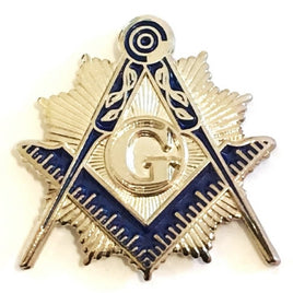 Masonic Emblem Pin - Silver