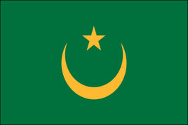 Mauritania 3'x5' Nylon Flag