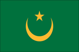 Mauritania 3'x5' Nylon Flag