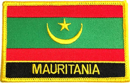 Mauritania Flag Patch - With Name