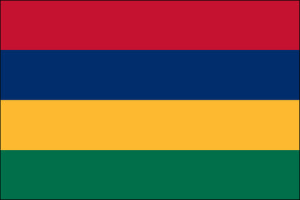 Mauritius 3'x5' Nylon Flag