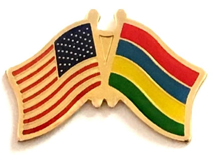 Mauritius Friendship Flag Lapel Pins