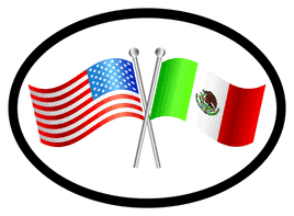 Mexico Oval Friendship Decal