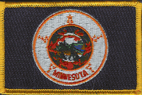 Minnesota State Flag Patch - Rectangle