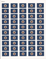 Minnesota State Flag Stickers - 50 per sheet