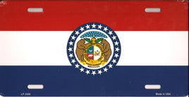 Missouri Flag License Plate