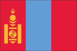 Mongolia 3'x5' Nylon Flag