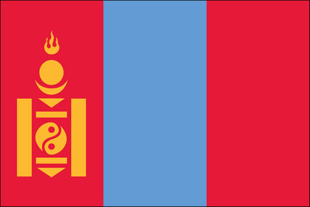 Mongolia 3'x5' Nylon Flag